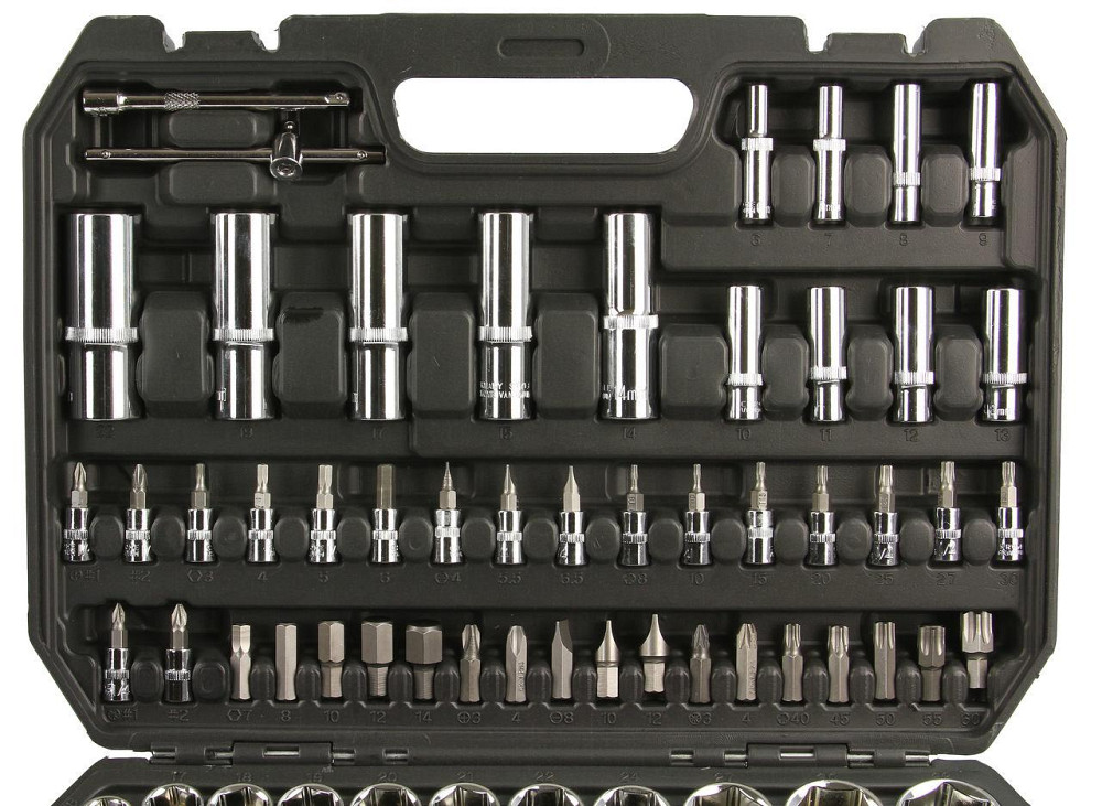 Набор инструментов торцевые головки 1/2