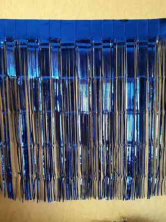 Дождик для фотозоны 1 м на 1 м синий Киев