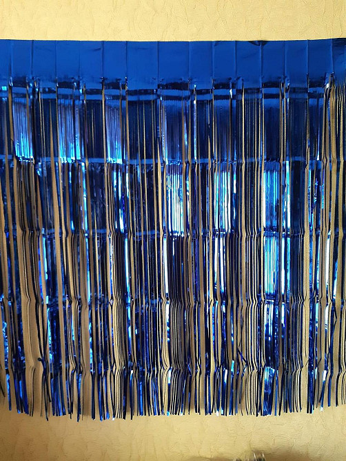 Дождик для фотозоны 1 м на 1 м синий Киев - изображение 2