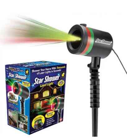 Лазерный проектор Star Shower Lazer light (для улицы и дома) Звезды Винница