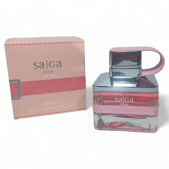 Женская парфюмерная вода Saga Pink Emper 100 мл — нежный аромат с цветочно-фруктовыми нотами и стойким шлейфом Харьков