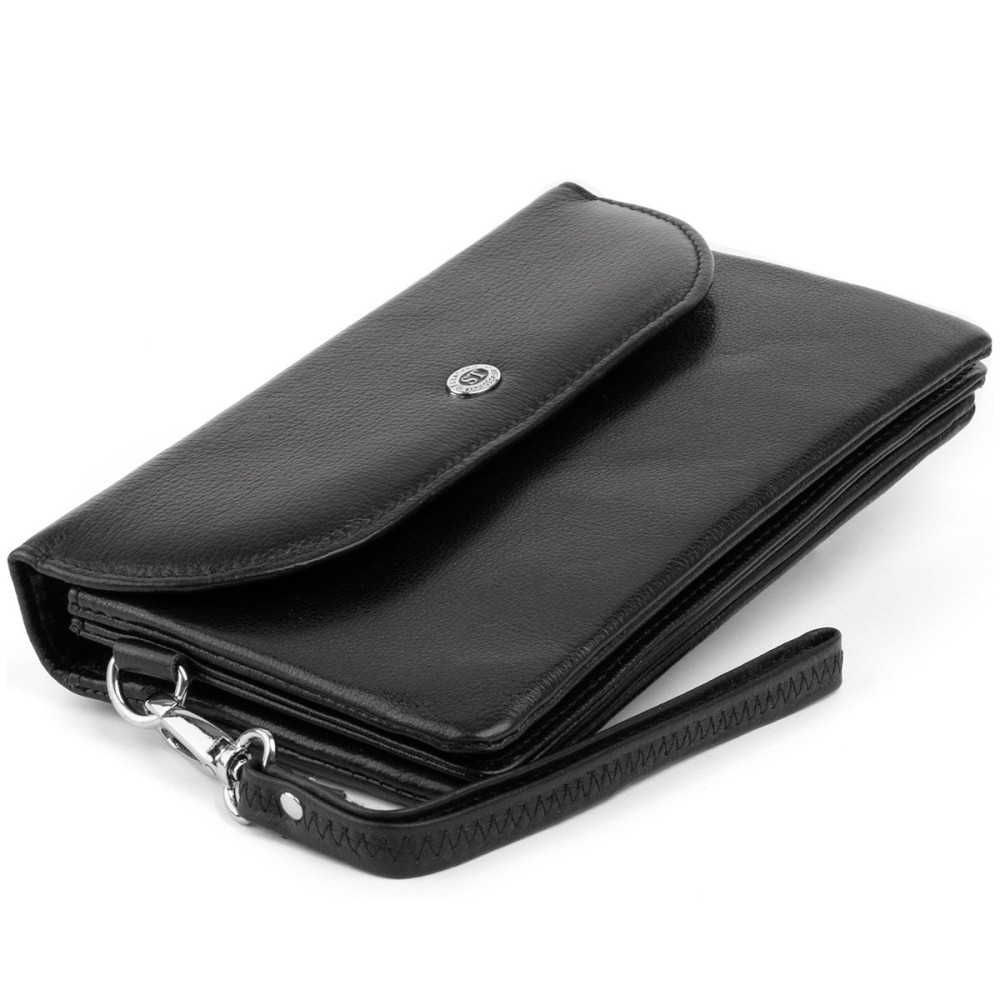 Клатч из кожи женский ST Leather 19316 Черный Київ - фото 1