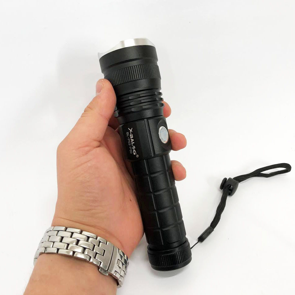 Тактический фонарь на аккумуляторе с юсб, Мощный фонарь для дома топ-фонарик ручной батарей FE-29 Ивано-Франковск - изображение 5