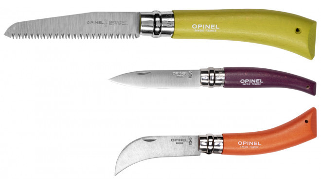 Садовый Набор Ножей 3 специальных предметов Opinel 