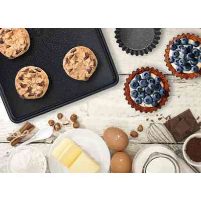 Лист для выпечки Tefal Success, прямокутна, 19х25см, алюміній, чорний (J1600502) Винница