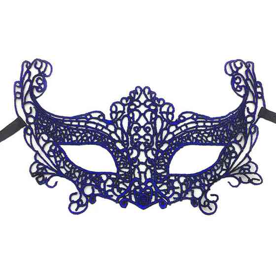 Карнавальна маска на очі one size синій Київ