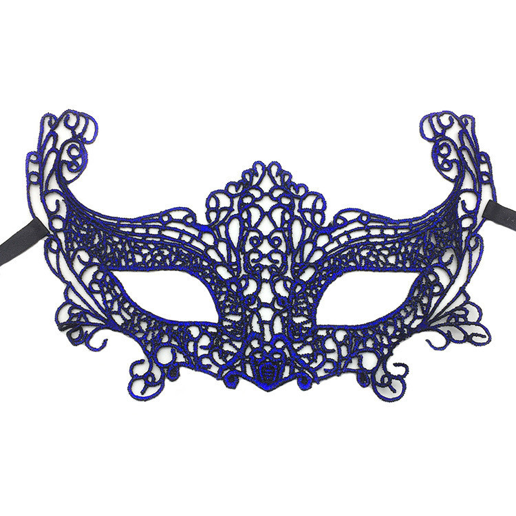 Карнавальна маска на очі one size синій Київ - фото 3