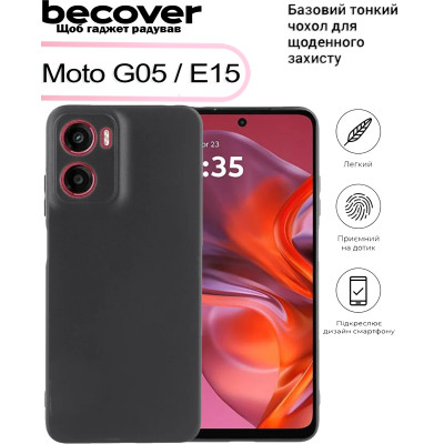Чехол для мобильного телефона BeCover Motorola Moto G05 / E15 Black (713476) Винница - изображение 5
