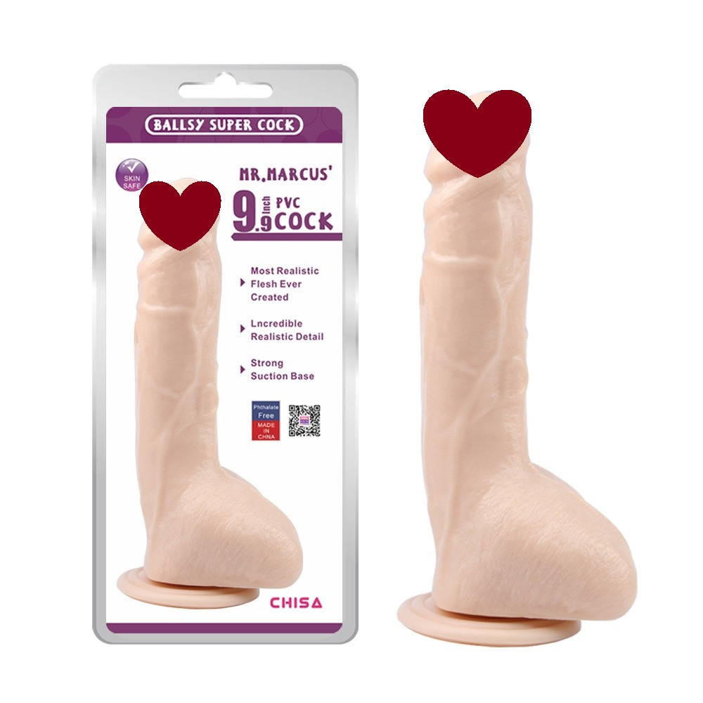 Фаллоимитатор с мошонкой на присоске Chisa Ballsy Super Cock Marcus, телесный Sex Aura Киев - изображение 1