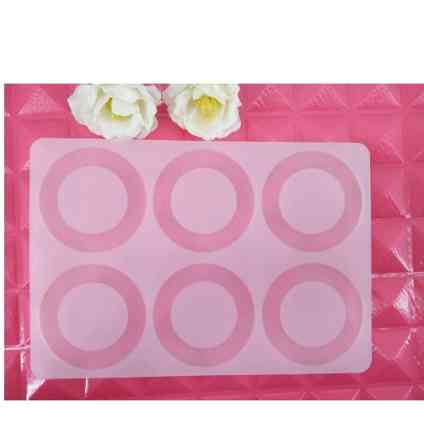 Формочка для шоколада Круги 194 на 134 мм серый Киев