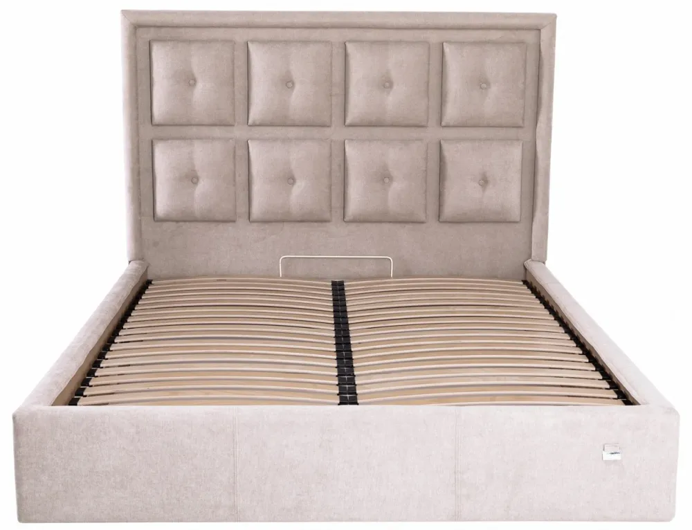 Кровать Двуспальная Windsor Comfort 180 х 200 см Мисти Mocco С подъемным механизмом и нишей для белья Мокко Киев - изображение 1