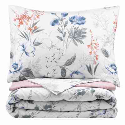 Постільна білизна Ardesto Gloria сатин квіти, мокко євро 200х220 (ART2022FL) Вінниця