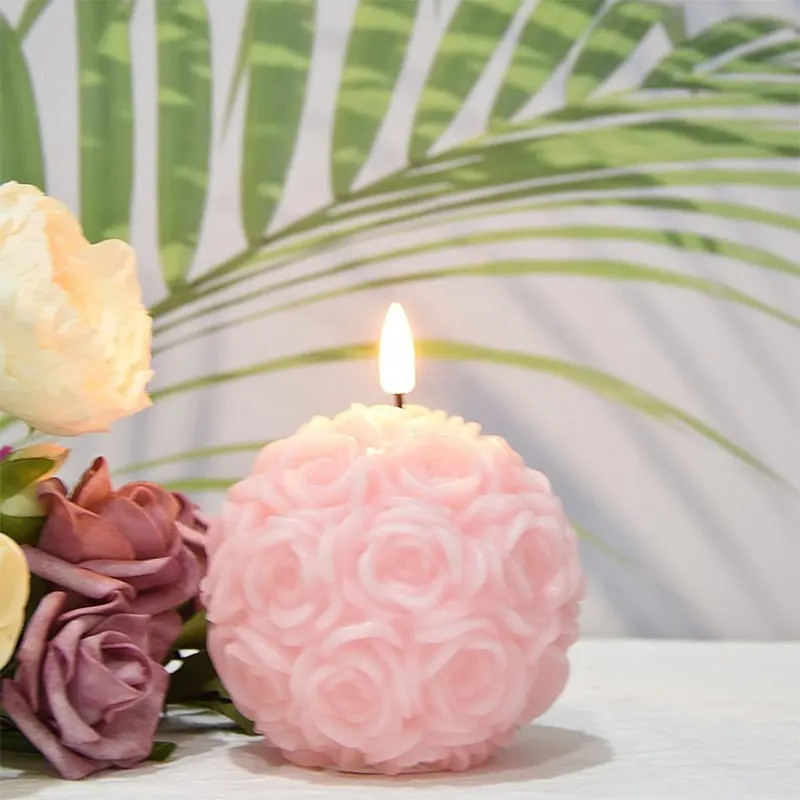 Силиконовая форма для изготовления свечей 9.3 x 7.7 cм 