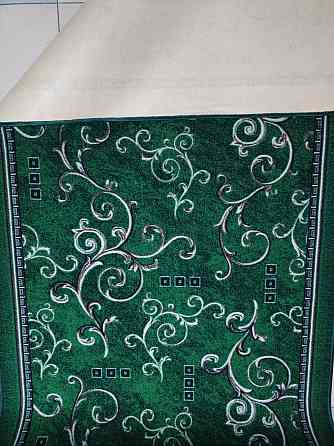 Килимова доріжка найкраща ціна, Зелені вензеля, Килим на виріз, 120, 150 Кам'янське