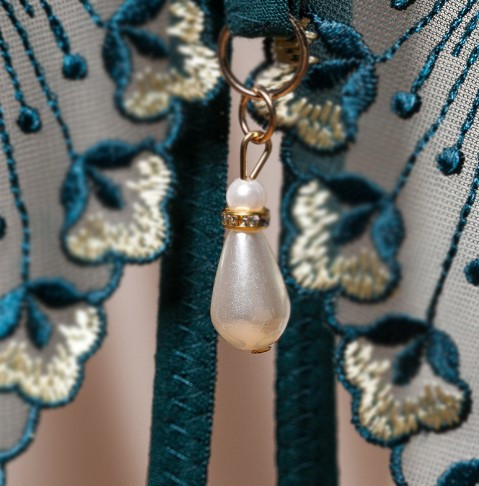 Трусики с доступом и бусинкой женские универсальный зеленый Киев - изображение 2