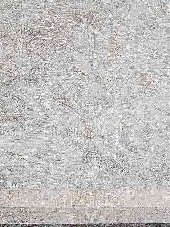Шпалери метрові вінілові на флізеліні Sintra Structure під штукатурку мазки смужки сірі зі сріблом 423141 Київ