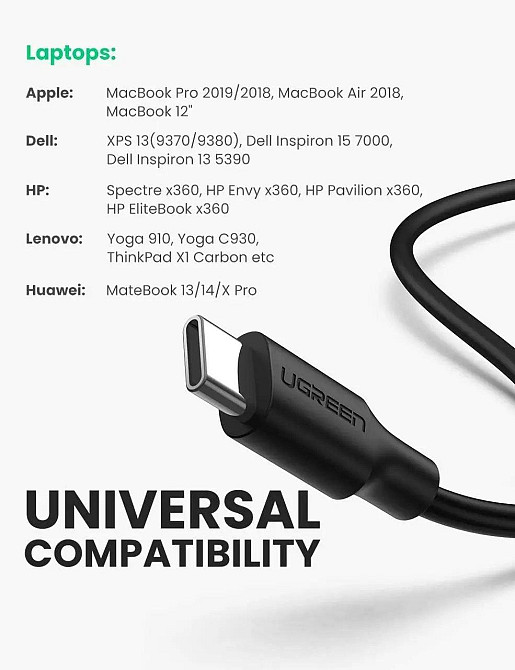 Адаптер UGREEN USB-C до SATA 2.5" 50 см Київ - фото 3