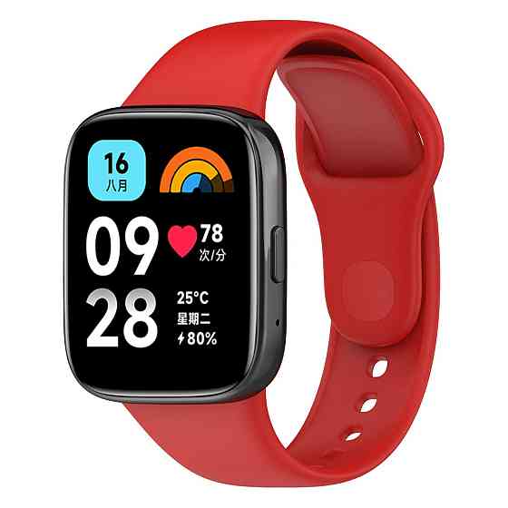 Ремешок для часов Xiaomi Redmi Watch 3 Active / 3 Lite (Красный) Николаев