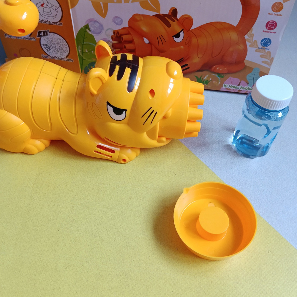 Генератор мыльных пузырей на батарейках в форме Тигра Киев - изображение 3