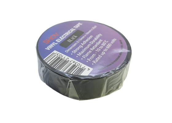 Стрічка ізоляційна SHOV (ізолента чорна) ПВХ 19мм x 20м Харків