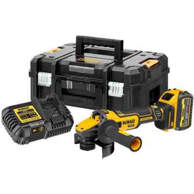 Шліфувальна машина DeWALT 18В XR Li-lon 6Ah, 125 мм, 3000-9000об/хв (DCG409VST1) Вінниця