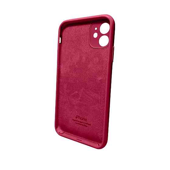 Чохол для смартфона Silicone Full Case AA Camera Protect for Apple iPhone 11 Pro Max кругл 35,Maroon Киев