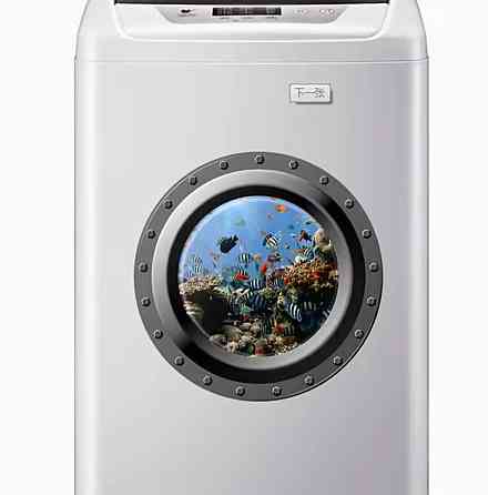 Наклейка на стену Подводный мир 43 см разноцветный Киев