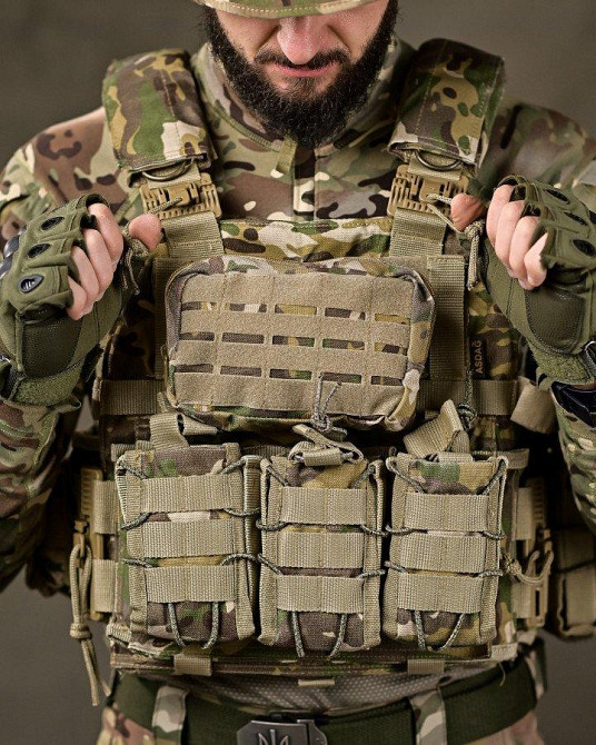 Тактична плитоноска з двома точками швидкого скидання Мультикам Asdag мультикам ОЛ2725 Одеса - фото 5