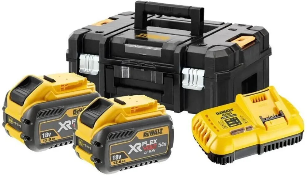 DeWALT DCB118Y2T zestaw 2 x Акумулятор 54V Li-Ion 12,0Ah + ładowarka Tstak Київ - фото 1