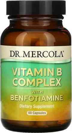Вітаміни групи В з бенфотіаміна Dr. Mercola  Vitamin B Complex 60 капс Київ