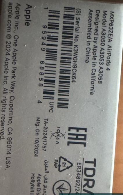 Навушники Air Pods 4 Original без ANC Харків - фото 1