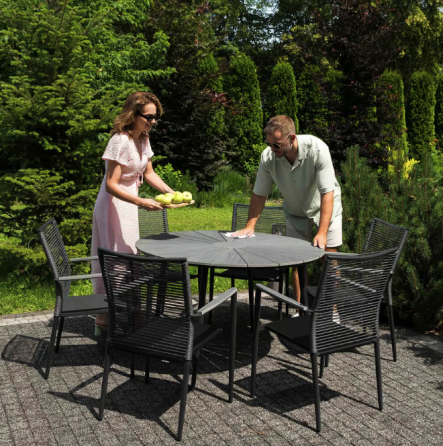 Стіл Di Volio Palermo 120см сірий Київ