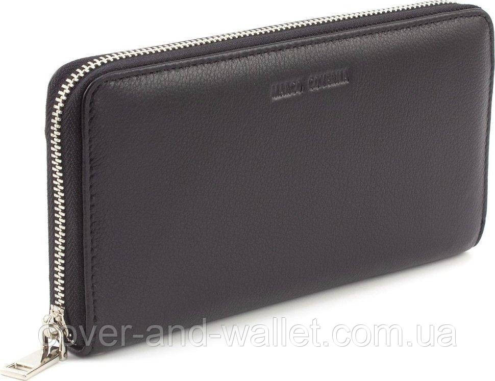 Чорний чоловічий шкіряний гаманець-клатч на блискавці Marco Coverna MC-802-1 Київ - фото 3