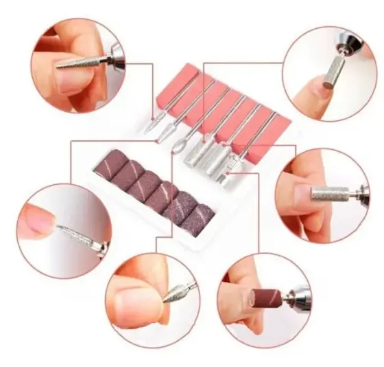 Фрезер для маникюра и педикюра Nail Polisher DM-212, 65W 45000 об/мин (аппарат для маникюра) VP Красный Киев