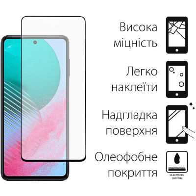 Скло захисне Dengos Full Glue Samsung Galaxy M54 5G (TGFG-269) Вінниця - фото 4