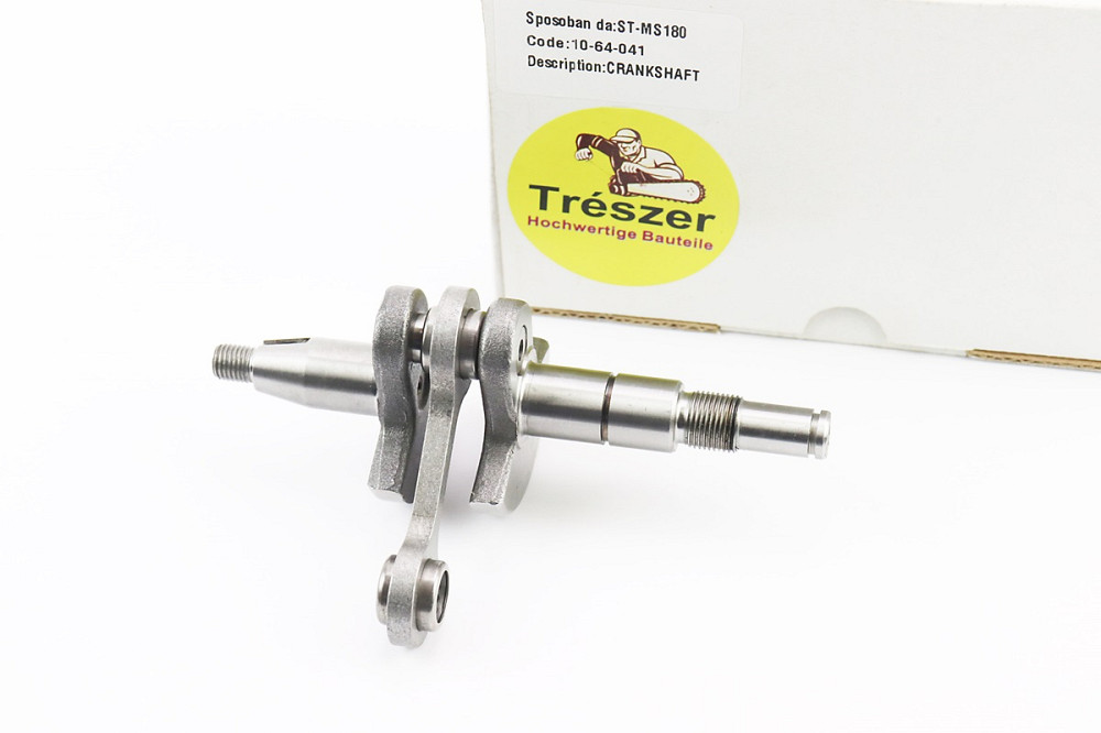 Колінвал, палець 10mm MS-180 + підшипник Бершадь - изображение 1