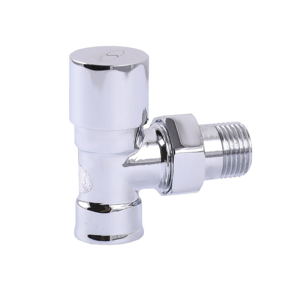 Кран вентильний кутовий з американкою SOLOMON 1/2″ CHROM 1844 п/ключ Тернопіль - фото 4