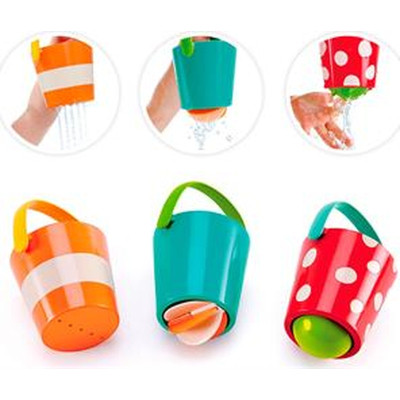 Игрушка для ванной Hape Счастливые ведерки 3 шт (E0205) Винница - изображение 8