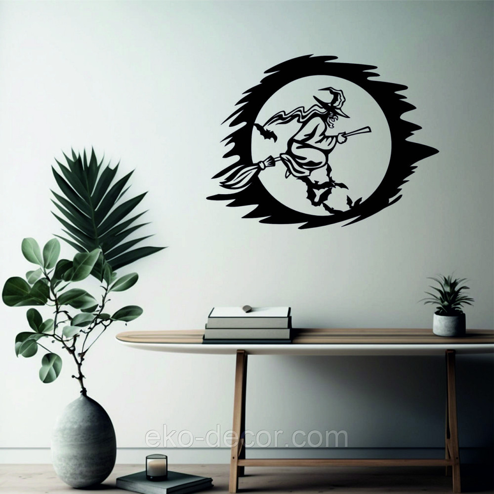 Декоративное настенное Панно «Ведьма» Декор на стену 110*83 см, Черный Киев - изображение 8