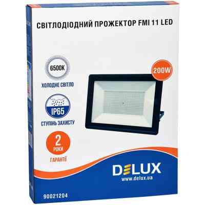 Прожектор Delux FMI 11 LED 200Вт 6500K IP65 (90021204) Винница
