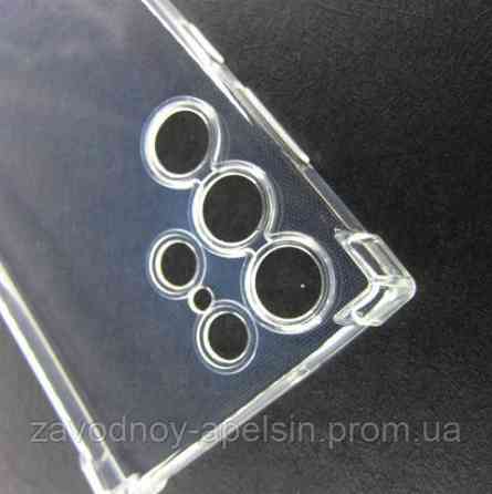 Samsung S23 Ultra S918 Прозорий чохол (захист камери + кути) Одеса