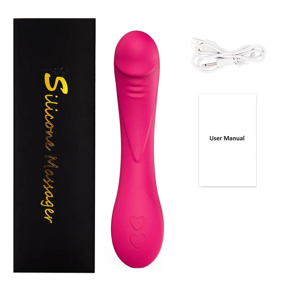 G Spot Вибратор для женщин 12 Treediride Powerful Mode Vibration Dildo Vibration Ball USB Аккумуляторный Днепр - изображение 6