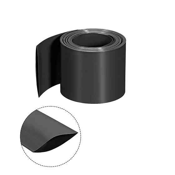 Чёрная термоусадочная трубка 1 м, 125x0.3 мм Киев