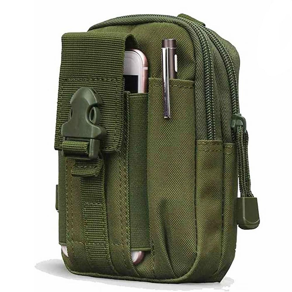 Тактическая сумка на пояс (18х13х3см) A50, с MOLLE, Олива / Армейский мужской подсумок на пояс / Органайзер Киев - изображение 1