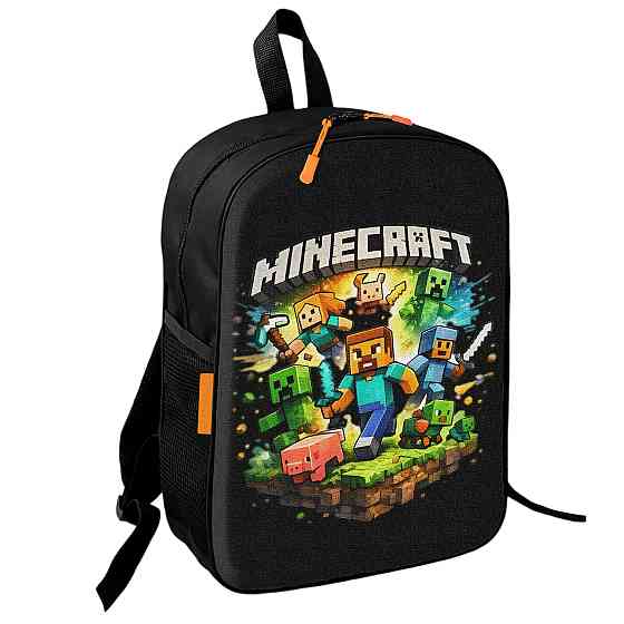 Рюкзак школьный детский Minecraft Крипер 36х27 см подростковый для мальчика,девочки (4717) Киев