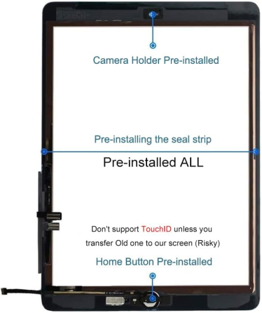 Стекло тачскрин для iPad 7/8 10.2