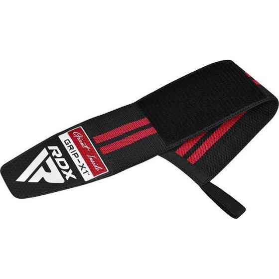 Бинти для зап'ясть (кистьові бинти) RDX GYM WRIST WRAP R11 BLACK/RED Кам'янське