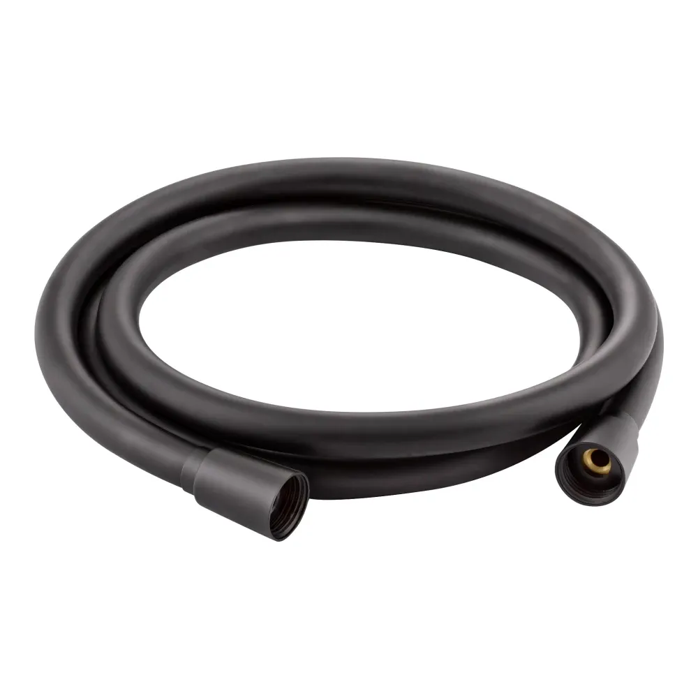 Шланг для ручного душа из полимера Qtap Hadice 1600 мм QTHADPVC160B Black Matt Харьков - изображение 1
