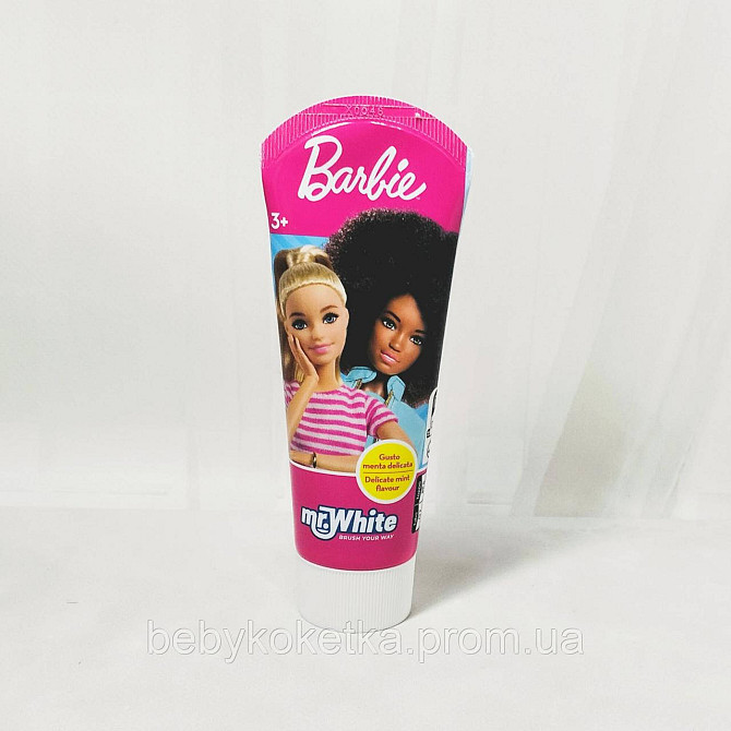 Дитячий набір зубна щітка і зубна паста Barbie Львів - фото 2