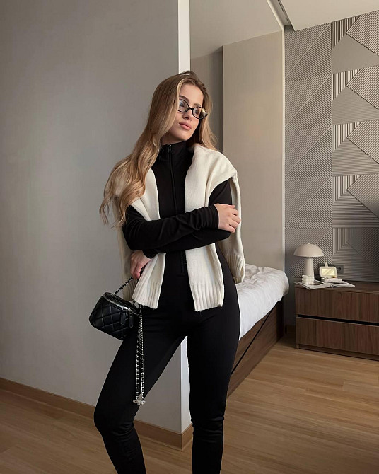 Женский повседневный теплый комбинезон на потайной молнии микродайвиг на флисе 44-46 Одесса - изображение 7